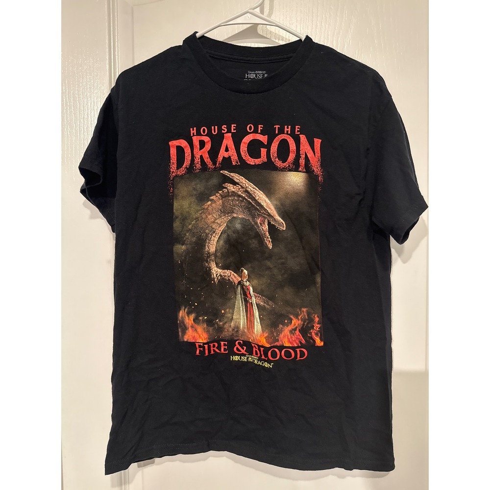 House Of The Dragon T-Shirt HBO Fire & Blood Game of Thrones Graphic Tee